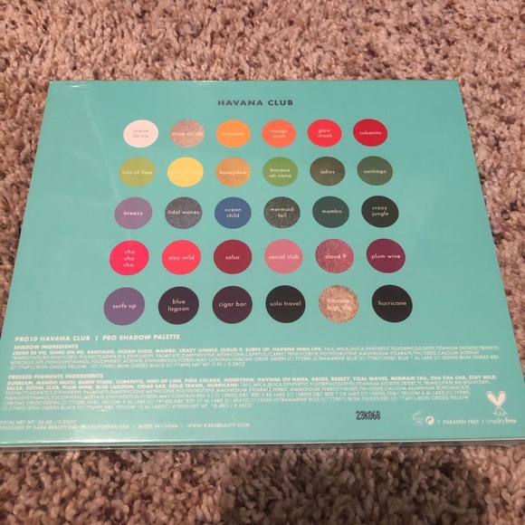 Kara Beauty PRO10 HAVANA CLUB SHADOW PALETTE - Picture 5 of 5